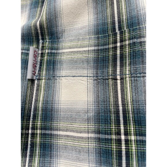 Carhartt long sleeve plaid button up shirt for men XL extra large - Picture 7 of 9